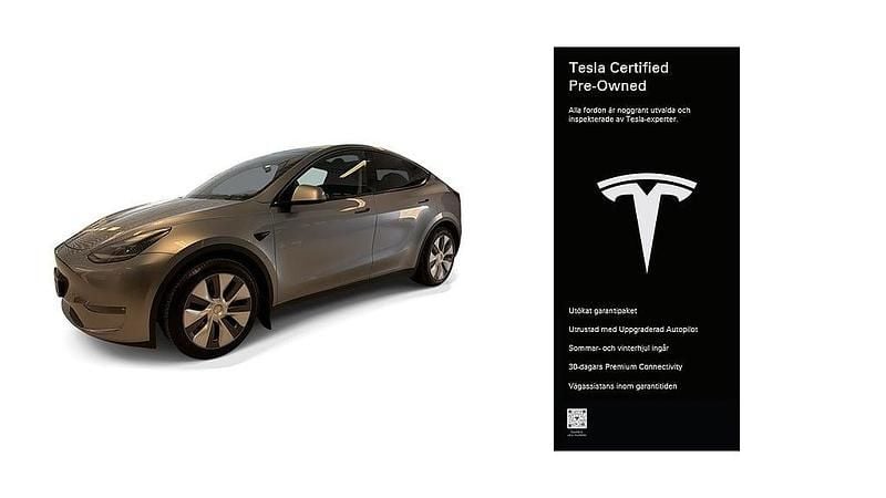 Begagnad Tesla Model Y Long Range AWD 378 kW (514 HK) 2023 Grå SUV