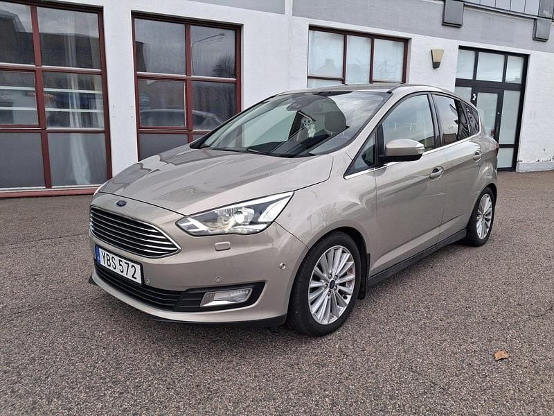 Grå Begagnad 2016 Ford C-MAX Titanium Minibuss | 89 900 kr (Superpris) - Bild 1/4