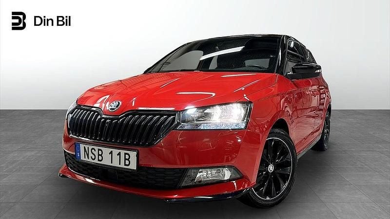 Begagnad Skoda Fabia Monte Carlo 95 HK (69 kW) 2020 Röd Halvkombi