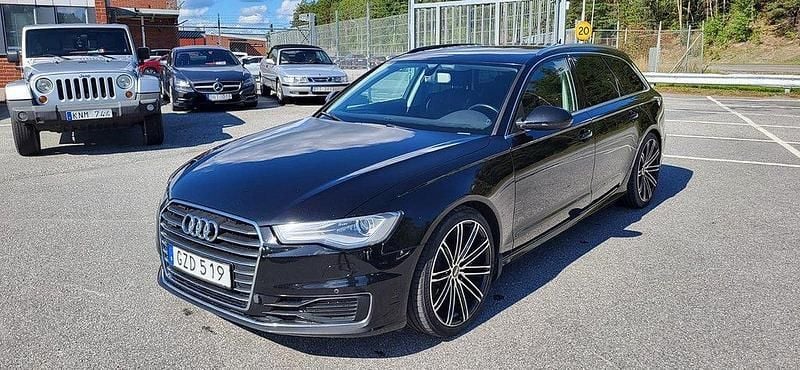 Svart Begagnad 2015 Audi A6 Sport Kombi | 169 900 kr (Marknadspris) - Bild 1/4