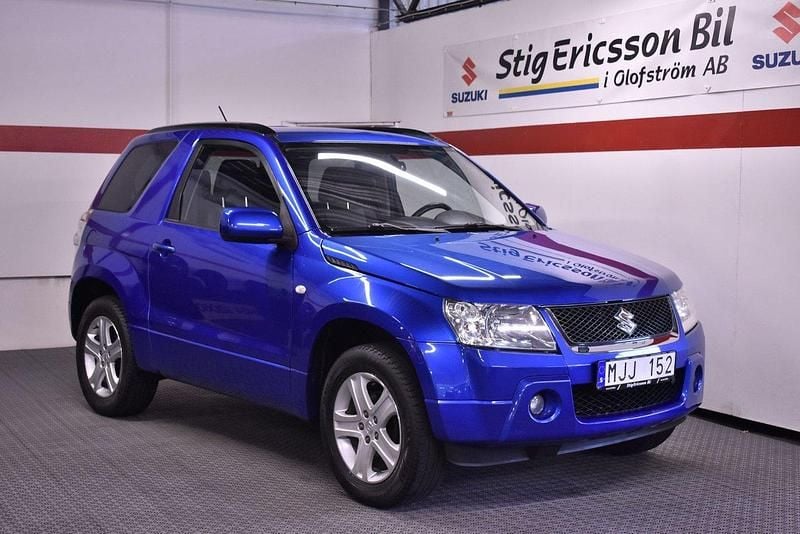 Blå Begagnad 2007 Suzuki Grand Vitara SUV | 68 500 kr (Marknadspris) - Bild 1/4