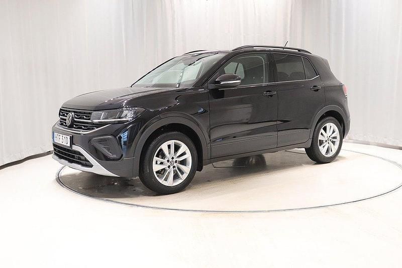 Svart Begagnad 2024 VW T-Cross Life SUV | 269 800 kr (Marknadspris) - Bild 1/4