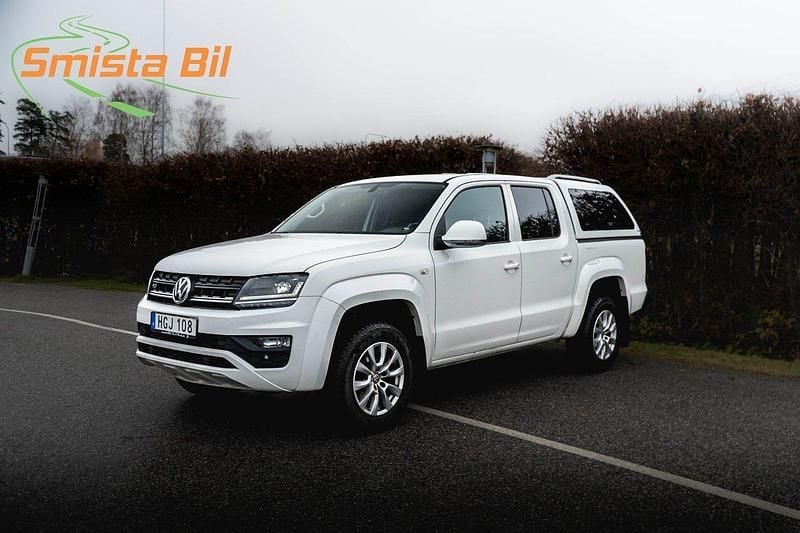 Vit Begagnad 2018 VW Amarok Pickup | 264 900 kr (Superpris) - Bild 1/3