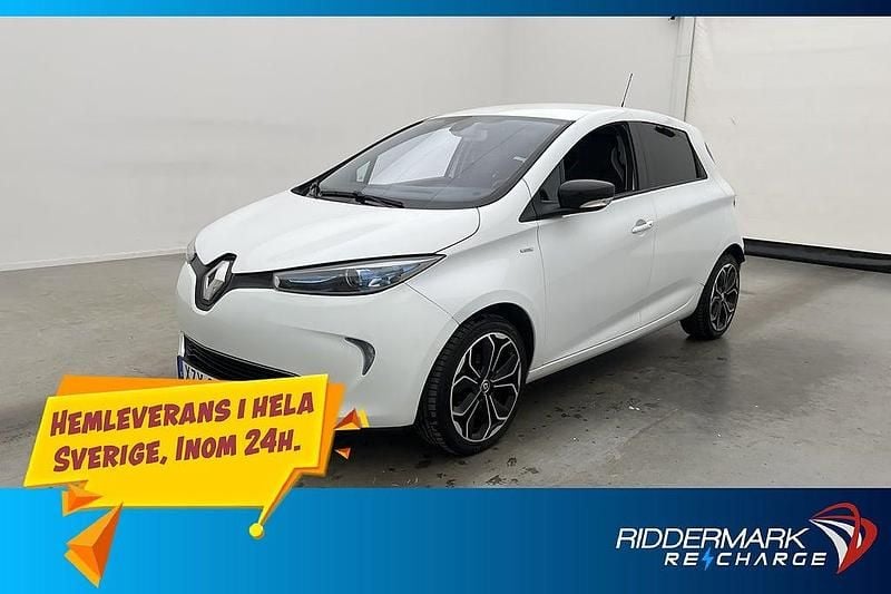 Vit Begagnad 2019 Renault Zoe Bose Edition Halvkombi | 118 900 kr (Marknadspris) - Bild 1/3