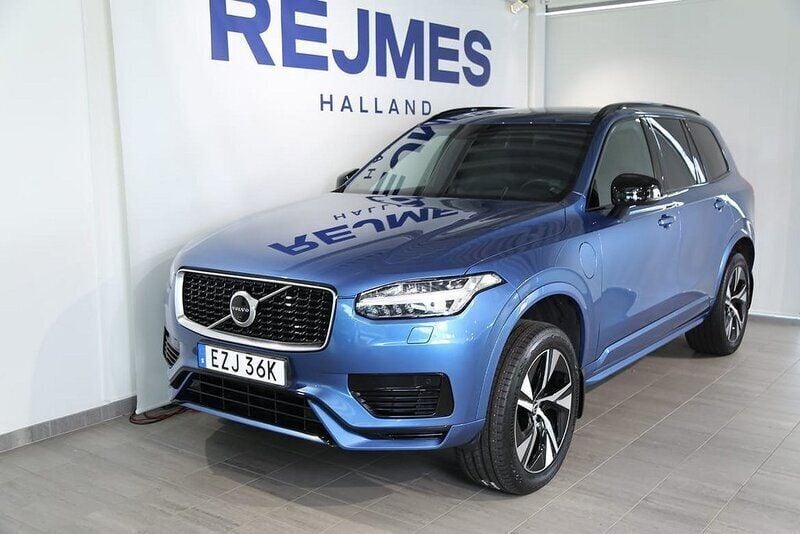 Blå Begagnad 2019 Volvo XC90 R-Design SUV | 557 500 kr (Dyr) - Bild 1/4