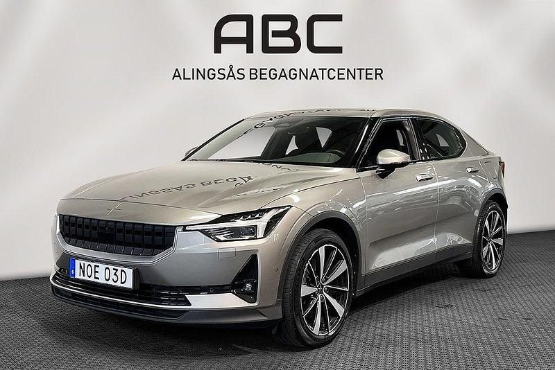 Grå Begagnad 2021 Polestar 2 Long Range Dual motor Sedan | 299 000 kr (Bra pris) - Bild 1/4