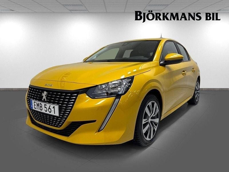 Gul Begagnad 2019 Peugeot 208 Halvkombi | 129 900 kr (Lite dyr) - Bild 1/4