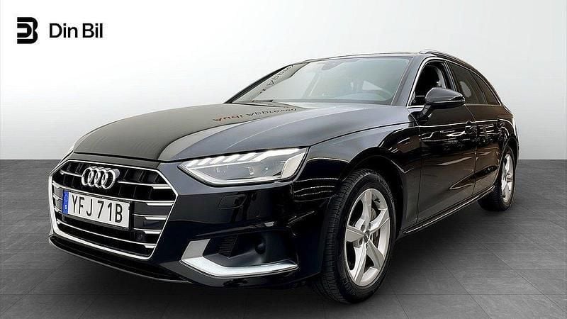 Svart (brilliantsvart) Begagnad 2019 Audi A4 Advanced Kombi | 279 000 kr (Marknadspris) - Bild 1/4