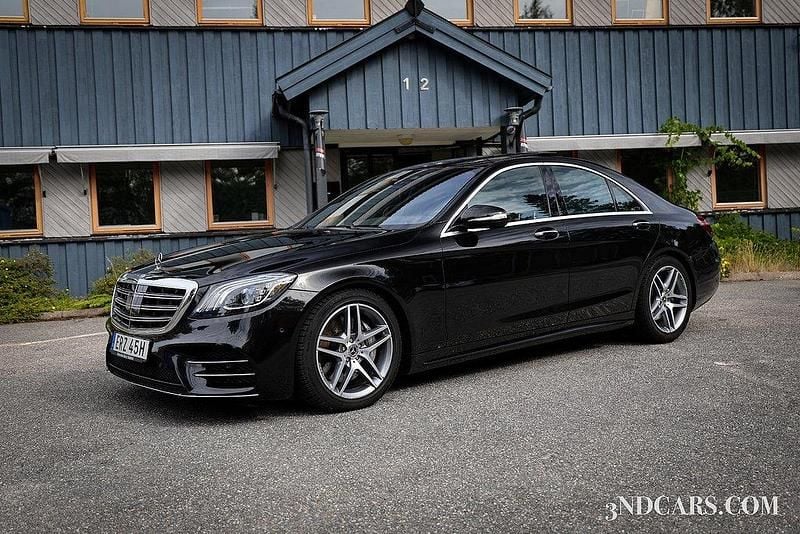 Svart Begagnad 2019 Mercedes S450 AMG Sedan | 679 900 kr - Bild 1/4