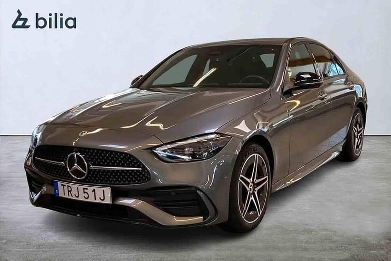 Grå Begagnad 2024 Mercedes C300e Sedan | 498 000 kr (Superpris) - Bild 1/1