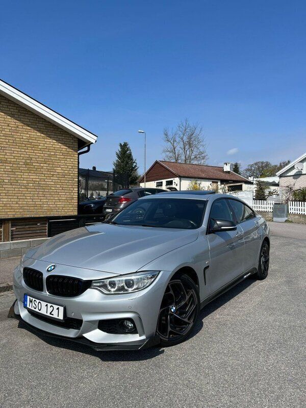 Silver Begagnad 2015 BMW 420 Gran Coupé M Sport Sportkupé | 179 900 kr (Bra pris) - Bild 1/4