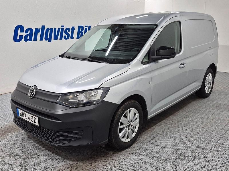 Silver (silver metallic) Begagnad 2022 VW Caddy Minibuss | 219 000 kr (Superpris) - Bild 1/4