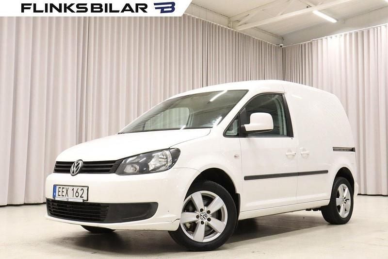 Vit Begagnad 2015 VW Caddy Minibuss | 69 900 kr (Bra pris) - Bild 1/4