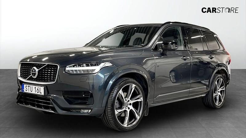 Grå Begagnad 2020 Volvo XC90 R-Design SUV | 389 900 kr (Bra pris) - Bild 1/4