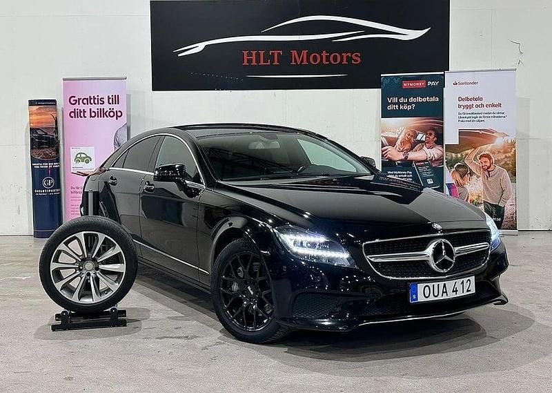 Svart Begagnad 2015 Mercedes CLS350 | 259 900 kr (Lite dyr) - Bild 1/4