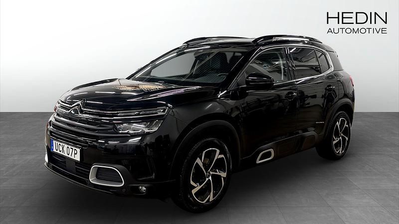 Svart (black) Begagnad 2022 Citroën C5 Aircross Feel SUV | 209 900 kr (Marknadspris) - Bild 1/4