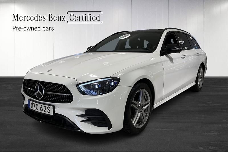 Begagnad Mercedes E450 AMG 367 HK (269 kW) 2021 Vit Kombi