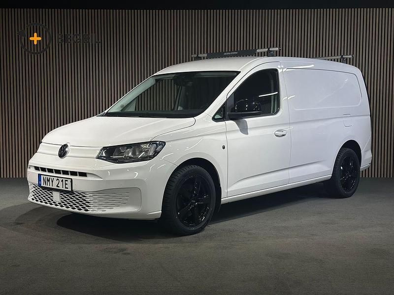 Vit Begagnad 2022 VW Caddy Maxi Minibuss | 298 750 kr (Dyr) - Bild 1/4