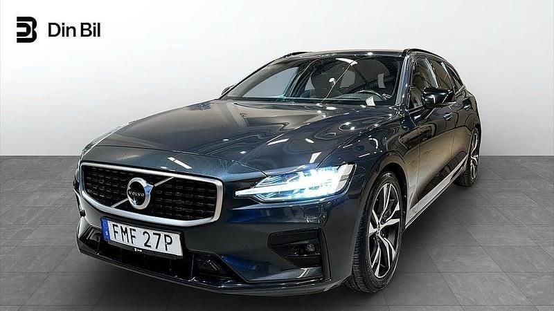 Grå Begagnad 2019 Volvo V60 R-Design Kombi | 329 900 kr - Bild 1/4