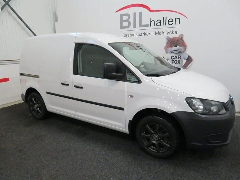 Begagnad VW Caddy 75 HK (55 kW) 2014 Vit Minibuss