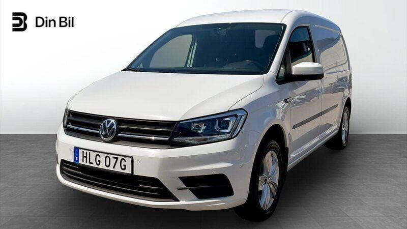 Vit (candyvit) Begagnad 2020 VW Caddy Maxi Minibuss | 165 000 kr - Bild 1/4