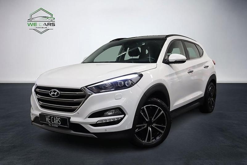 Vit Begagnad 2017 Hyundai Tucson Premium SUV | 159 900 kr (Marknadspris) - Bild 1/4