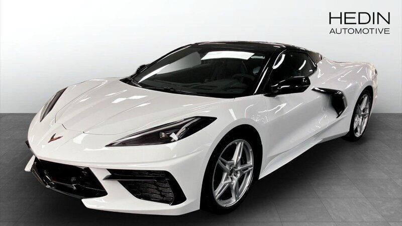 Vit (white) Ny 2024 Chevrolet Corvette Cab | 1 483 500 kr (Marknadspris) - Bild 1/4