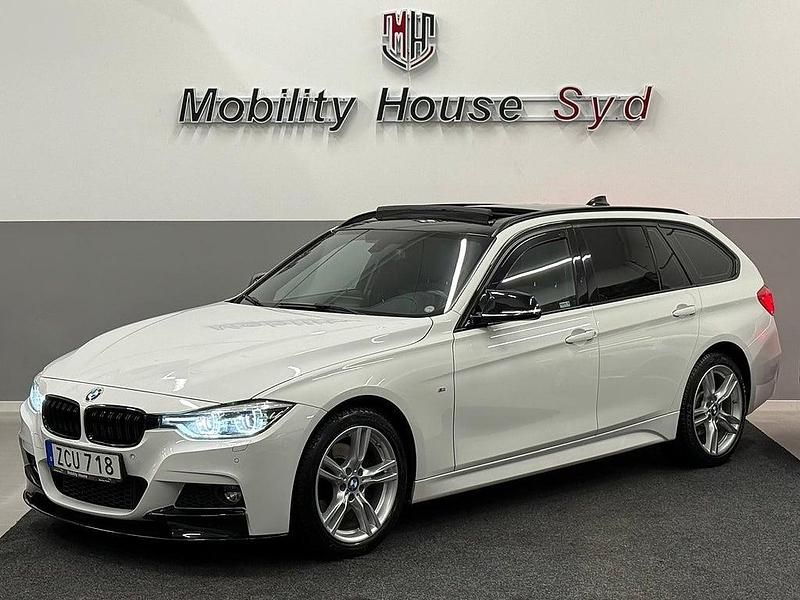 Begagnad BMW 330 M Sport 252 HK (185 kW) 2017 Vit Kombi
