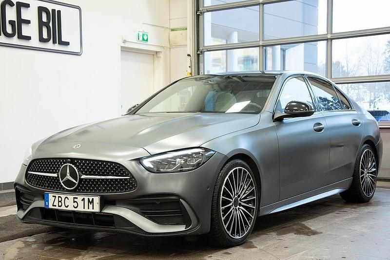 Begagnad Mercedes C200 AMG 204 HK (150 kW) 2021 Grå Sedan
