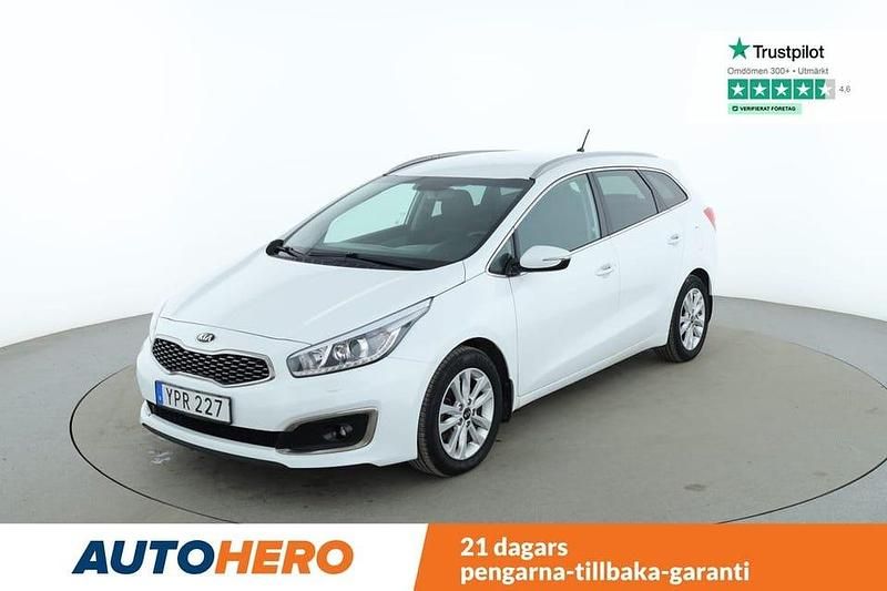 Vit Begagnad 2017 Kia Ceed Sportswagon Kombi | 154 000 kr (Marknadspris) - Bild 1/4
