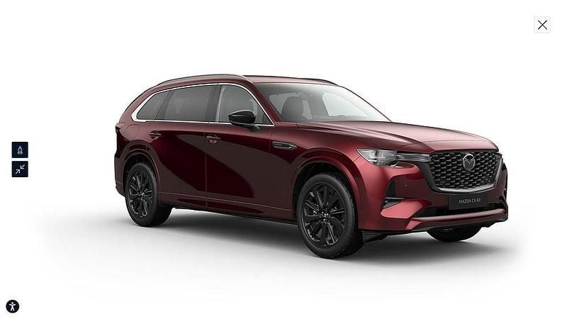 Ny Mazda CX-80 Homura-Line 326 HK (239 kW) 2025 Röd SUV