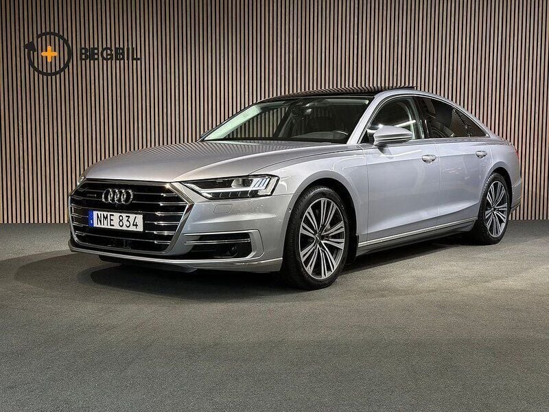 Silver Begagnad 2018 Audi A8 Premium Sedan | 479 000 kr - Bild 1/4