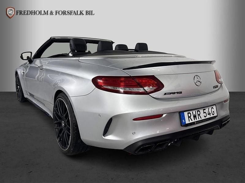 Begagnad Mercedes C63S AMG AMG 510 HK (375 kW) 2017 Silver Cab