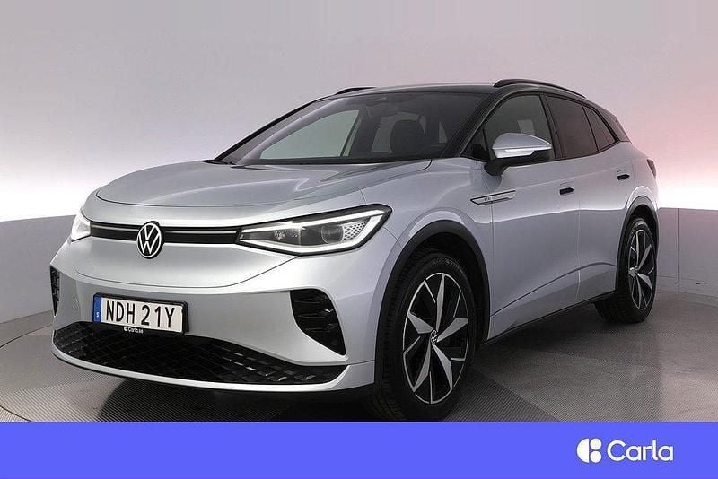Silver Begagnad 2021 VW ID.4 GTX SUV | 340 900 kr (Bra pris) - Bild 1/3