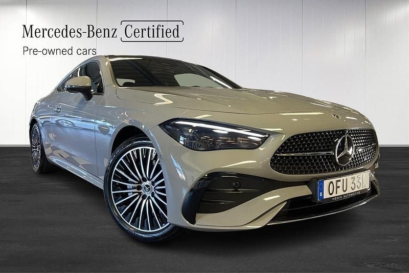 Begagnad Mercedes CLE300 AMG Line Premium Plus 204 HK (150 kW) 2025 Grå (grey) Sportkupé