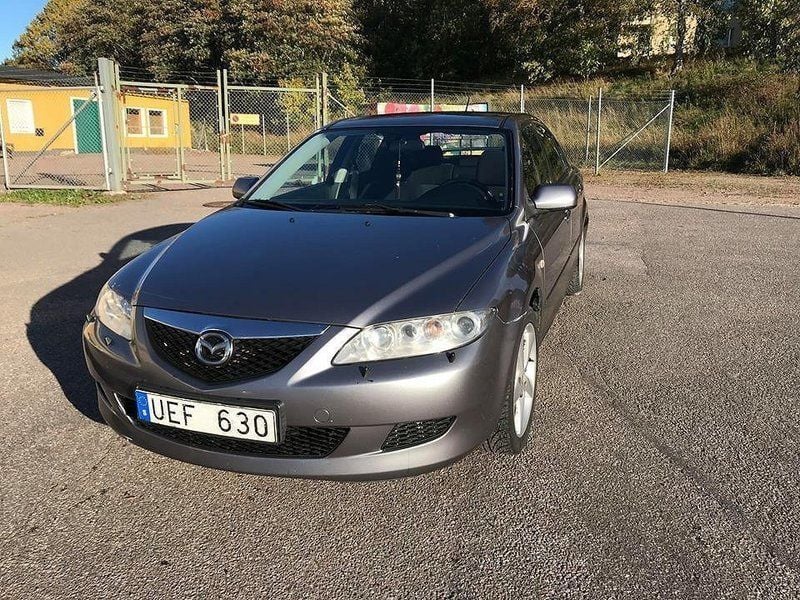 Begagnad Mazda 6 166 HK (122 kW) 2003 Mörkgrå Halvkombi