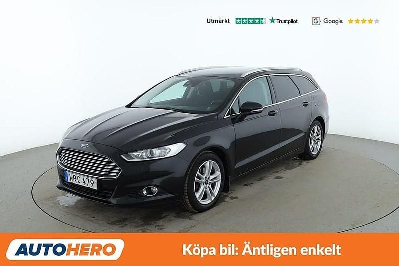 Svart Begagnad 2015 Ford Mondeo Trend Kombi | 109 000 kr - Bild 1/4