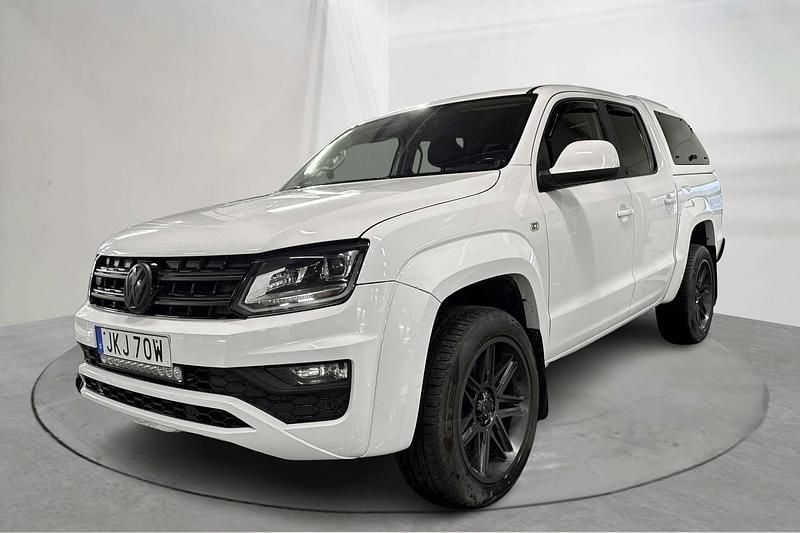 Vit Begagnad 2019 VW Amarok Highline Pickup | 339 000 kr (Marknadspris) - Bild 1/4