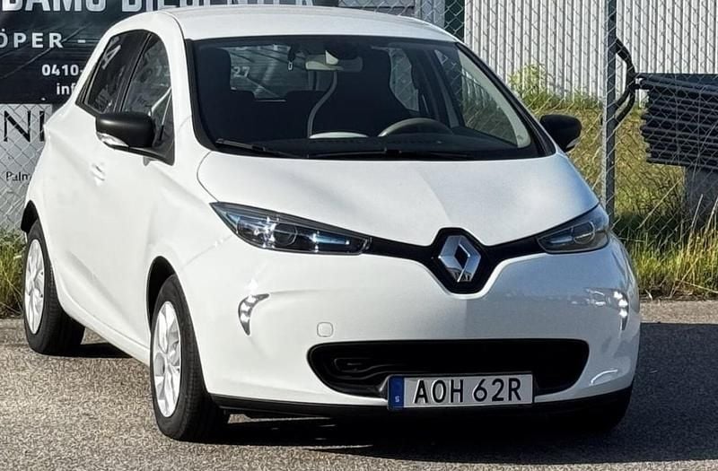 Vit Begagnad 2019 Renault Zoe Halvkombi | 95 000 kr (Bra pris) - Bild 1/4