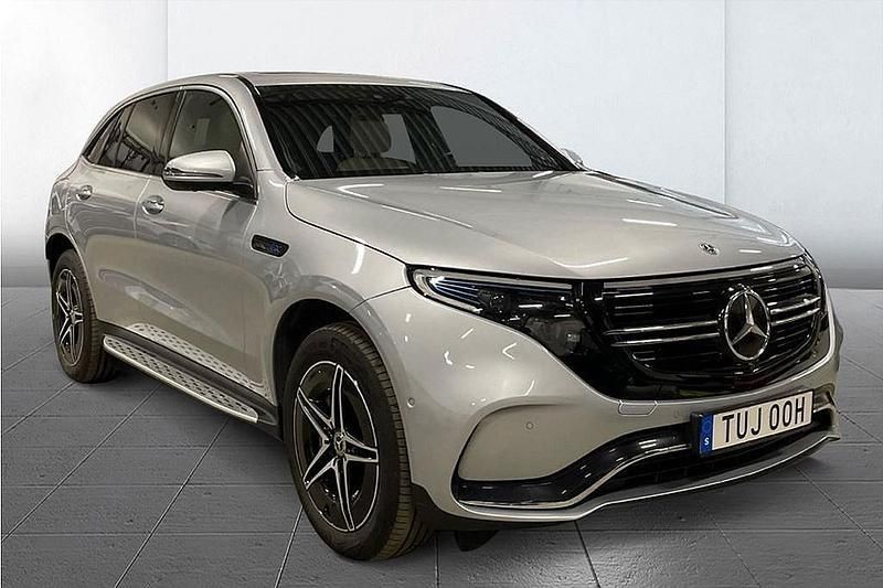 Silver Begagnad 2022 Mercedes EQC400 AMG line SUV | 489 900 kr (Dyr) - Bild 1/3