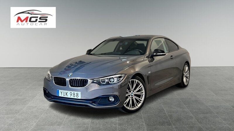 Ljusbrun (brun) Begagnad 2018 BMW 420 Sport Line Sportkupé | 214 900 kr (Marknadspris) - Bild 1/4