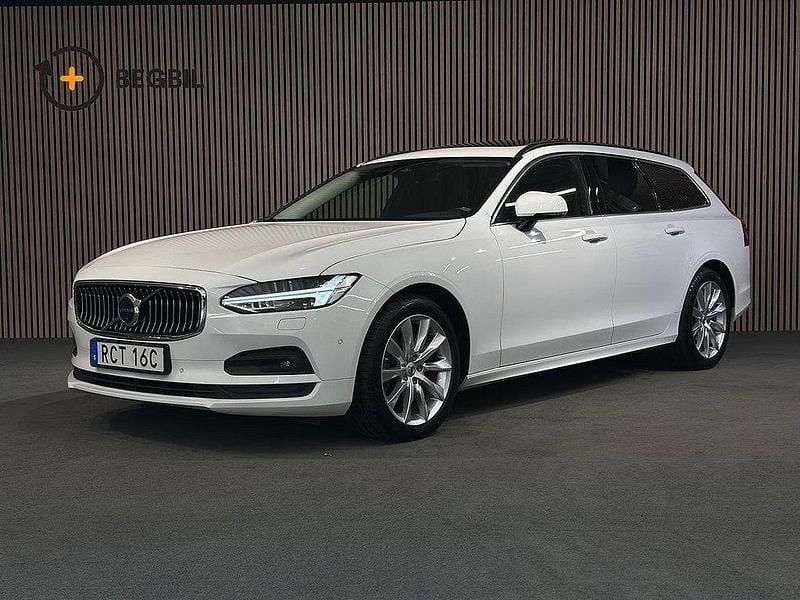 Vit Begagnad 2022 Volvo V90 Kombi | 348 750 kr - Bild 1/4