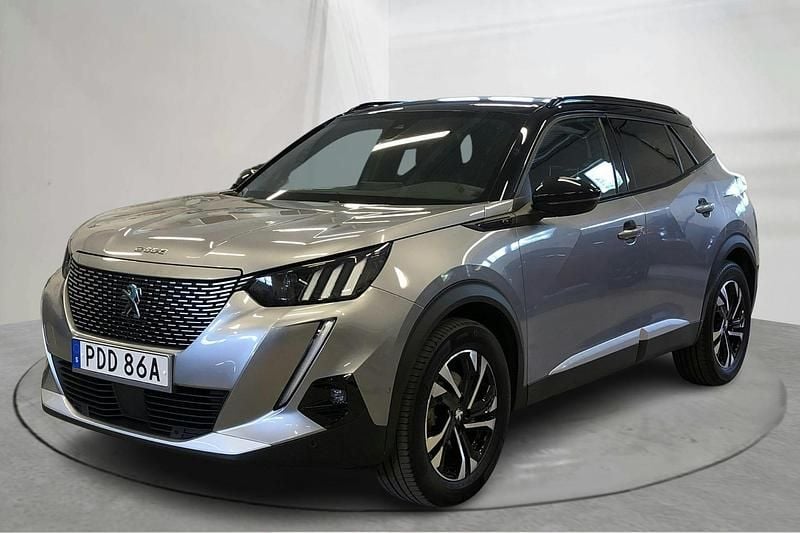 Grå Begagnad 2020 Peugeot e-2008 GT SUV | 179 000 kr (Bra pris) - Bild 1/4