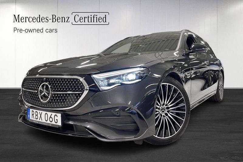 Grå Begagnad 2025 Mercedes E300 AMG line Kombi | 827 600 kr - Bild 1/4