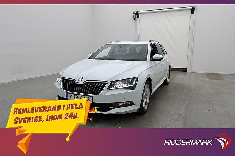 Vit Begagnad 2017 Skoda Superb LAURIN & KLEMENT Kombi | 204 800 kr (Marknadspris) - Bild 1/3