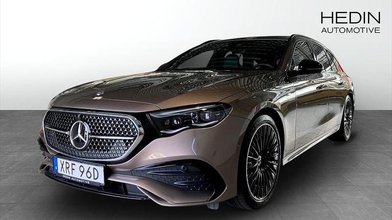 Brun (brown) Begagnad 2025 Mercedes E300 AMG Kombi | 689 900 kr (Marknadspris) - Bild 1/4