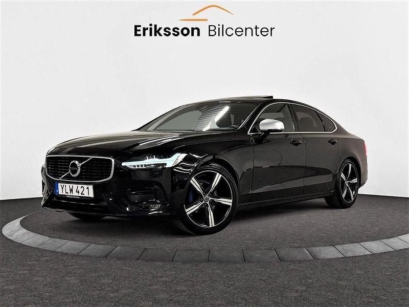 Svart Begagnad 2018 Volvo S90 R-Design Sedan | 269 900 kr (Marknadspris) - Bild 1/4
