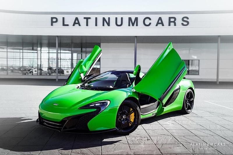 Grön Begagnad 2015 McLaren 650S Cab | 1 795 000 kr - Bild 1/4