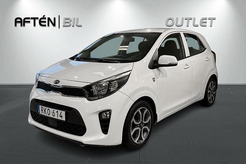 Begagnad Kia Picanto 67 HK (49 kW) 2020 Vit Halvkombi