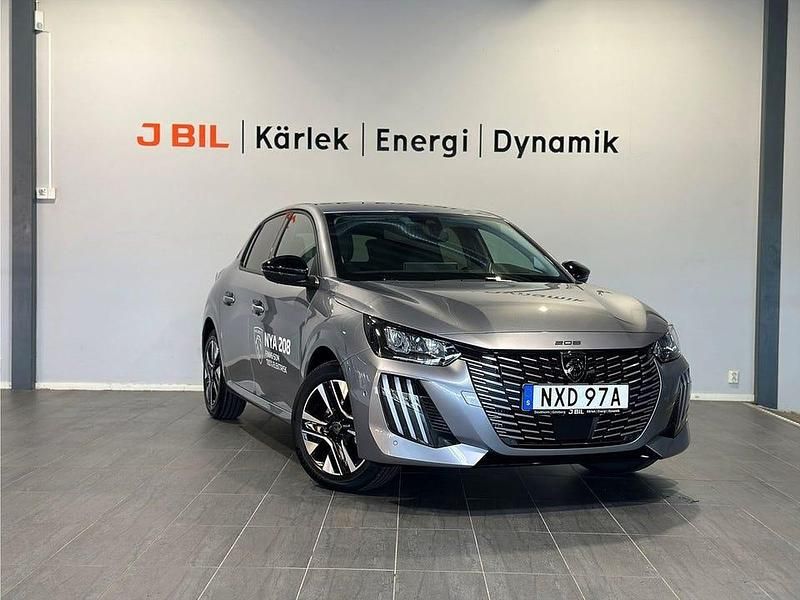 Grå Begagnad 2024 Peugeot 208 Allure Halvkombi | 254 900 kr - Bild 1/4
